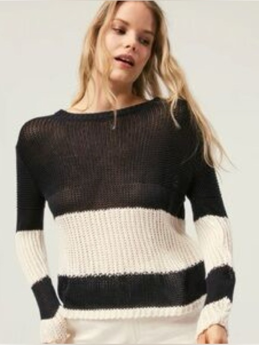 Alp n rock tatum Colorblock sweater silver grey small new w tags current season